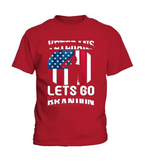 Veterans Lets Go Brandon Kids T-Shirt
