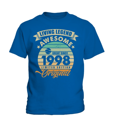 Vintaga 1998 Birthday Kids T-Shirt