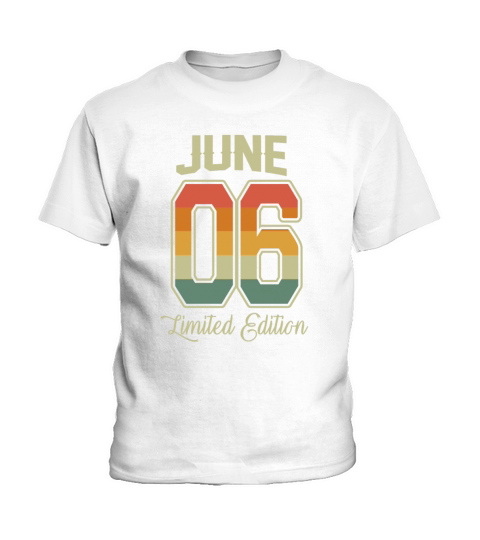 Vintage 16th Birthday June 2006 Sports Gift Kids T-Shirt