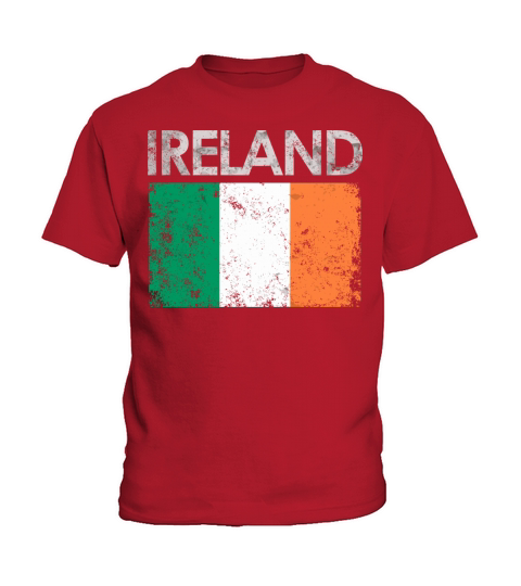 Vintage Ireland Irish Flag Pride Kids T-Shirt
