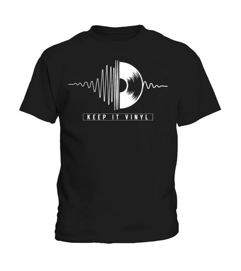 Vinyl Music DJ Record Men Vintage Vinyl Kids T-Shirt