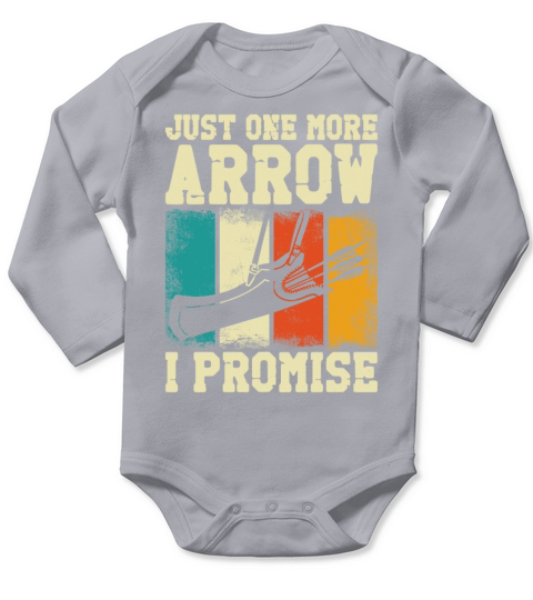 Archery Bow Archer Vintage Retro Long Sleeve Baby One-Piece