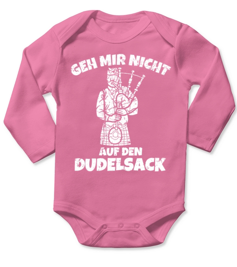 Bagpipe Bagpiper Gift Long Sleeve Baby One-Piece