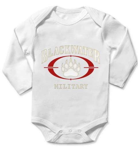 BLACKWATER BLACK WATER MILITARY a T-Shirt Long Sleeve Baby One-Piece