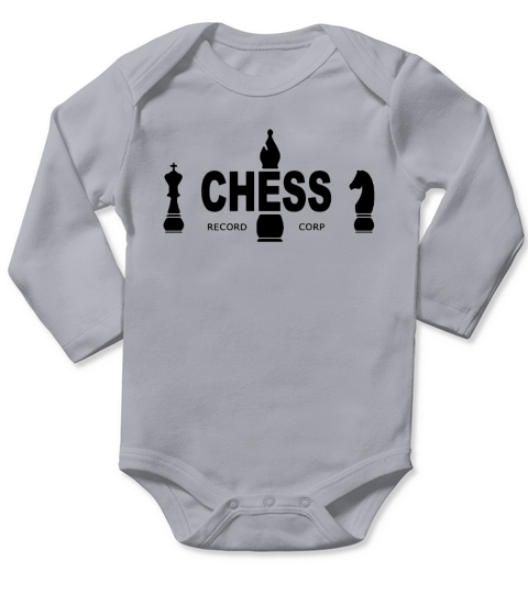 Chess Records T-shirt - Black Logo Long Sleeve Baby One-Piece
