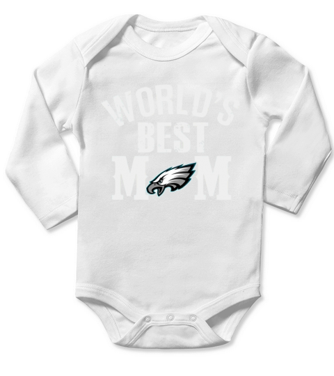 Eagles fans Worlds Best Mom - Baby Onesie Long Sleeve Baby One-Piece