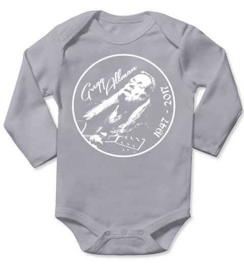 Gregg Allman Tshirt Long Sleeve Baby One-Piece