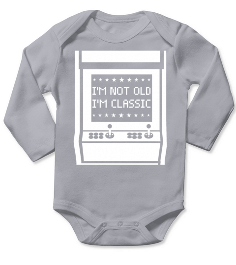 Im Not Old Im Classic - Arcade Games Console Long Sleeve Baby One-Piece