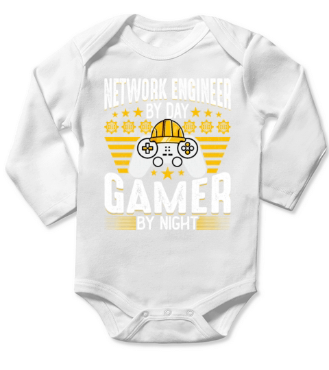 Network Engineer - Network Engineering Game Lover Long Sleeve Baby One-Piece