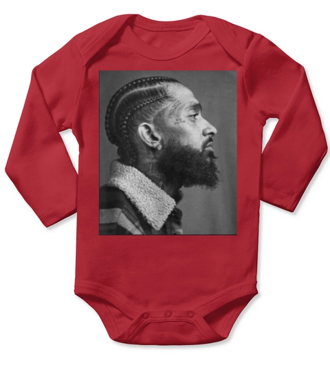Rip Nipsey Hussle - Unisex Long Sleeve Long Sleeve Baby One-Piece