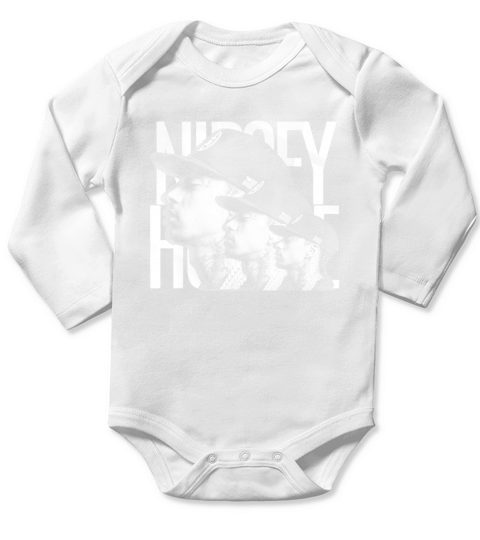 Rip Nipsey Hussle - Unisex Long Sleeve Long Sleeve Baby One-Piece