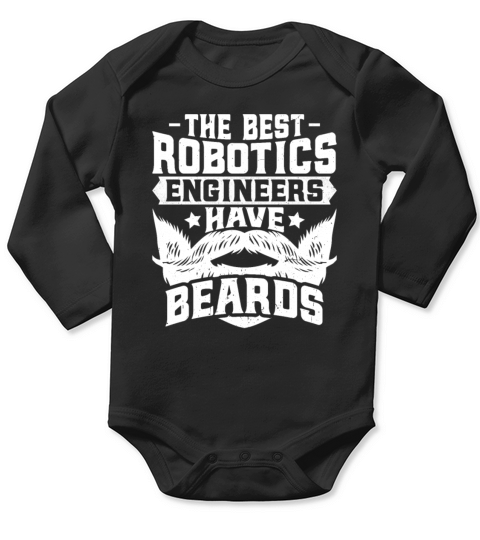 Robotics Engineer - Bearded Robotics Engineering Long Sleeve Baby One-Piece
