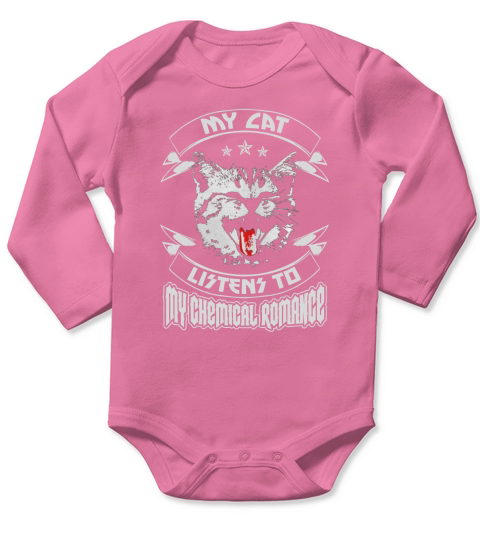 Rock Cat My Chemical Romance Shirt Rock Cat My Chemical Romance Tee Long Sleeve Baby One-Piece