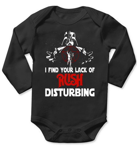Rush Disturbing Long Sleeve Baby One-Piece