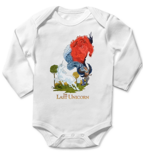 The Last Unicorn 1982 Long Sleeve Baby One-Piece