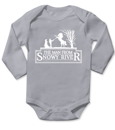 The Man from Snowy River Long Sleeve Baby One-Piece
