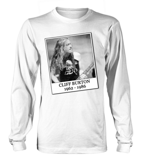 Bass God Cliff Burton Long sleeved Unisex