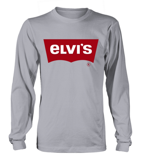 ELVIS - Levis Style Logo Long sleeved Unisex