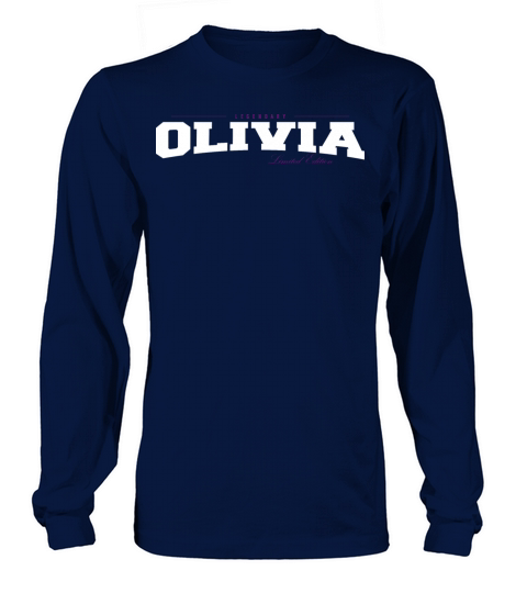 Olivia Name Limited Edition Funny Retro Vintage Long sleeved Unisex
