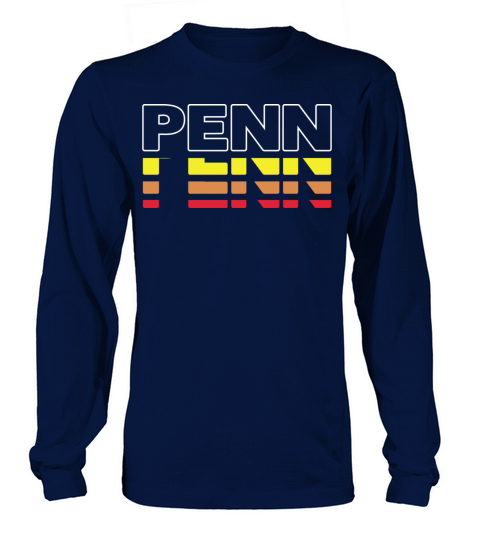 Penn First Name Funny Vintage Sunset Penn Long sleeved Unisex