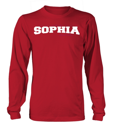 Sophia Name Limited Edition Funny Retro Vintage Long sleeved Unisex