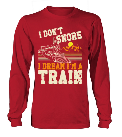 Steam Train Driver Trainspotting Long sleeved Unisex