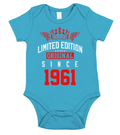 1961 limited edition Short Sleeve Baby One-Piece