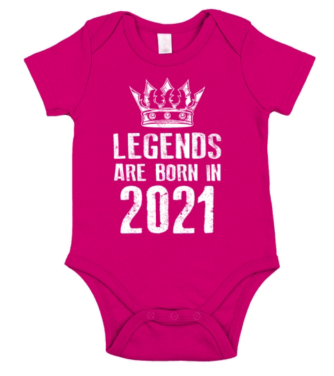 2021 legends born in Short Sleeve Baby One-Piece