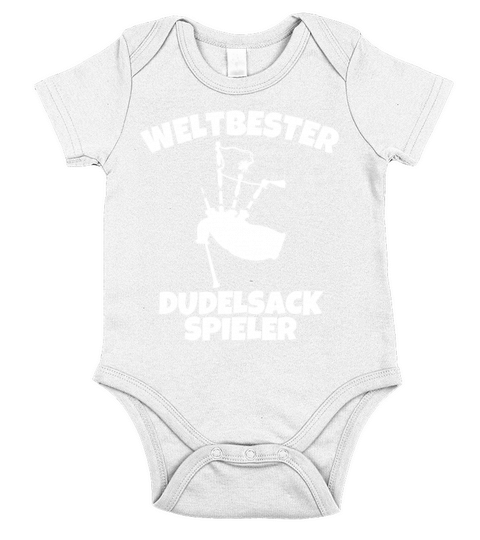 Bagpipe Bagpiper Gift Short Sleeve Baby One-Piece