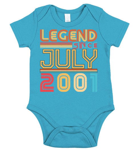 Birth Month July 2001 Short Sleeve Baby One-Piece