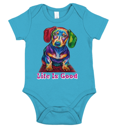 Dachshund funny shirt Short Sleeve Baby One-Piece