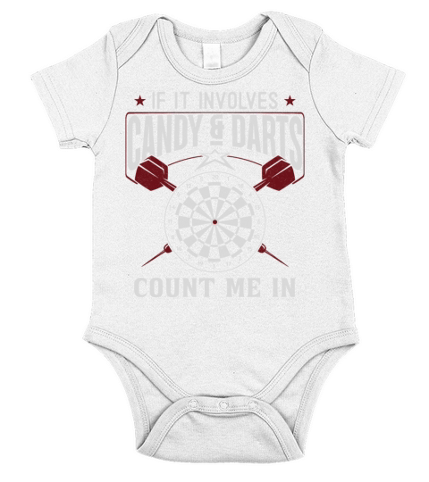 Darts Board Vintage If It Involves Short Sleeve Baby One-Piece