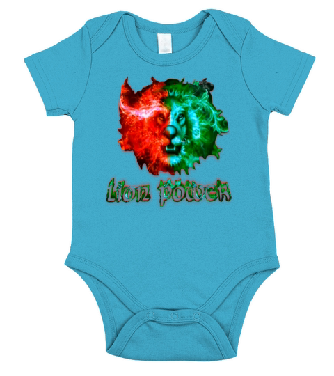 fire lion Short Sleeve Baby One-Piece