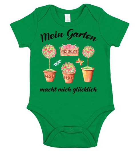 Garden Quote Hobby Gardener Gift Idea Short Sleeve Baby One-Piece