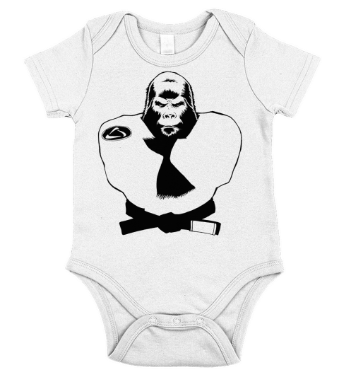 Gorilla bjj Short Sleeve Baby One-Piece