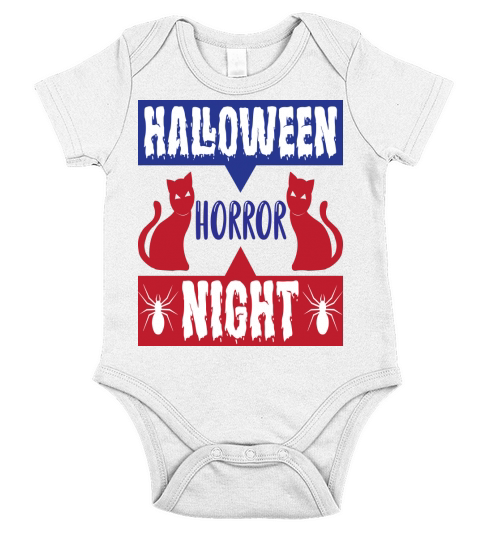Halloween horror night Short Sleeve Baby One-Piece