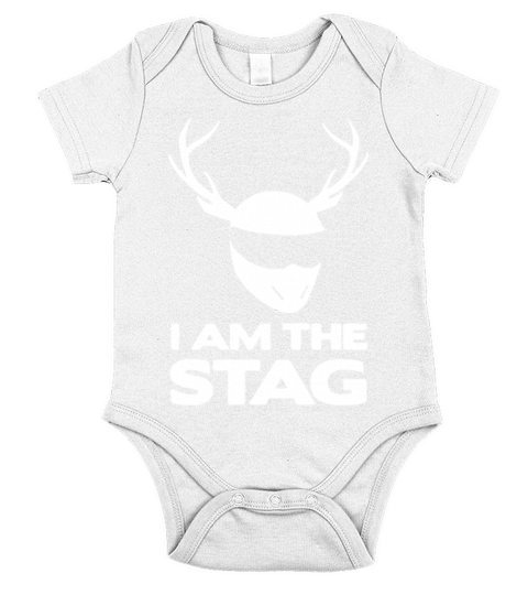 I Am The Stag Solid Short Sleeve Baby One-Piece