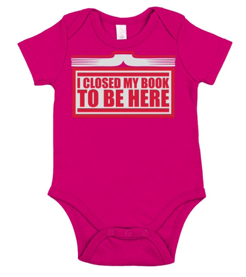 I closed my book Short Sleeve Baby One-Piece