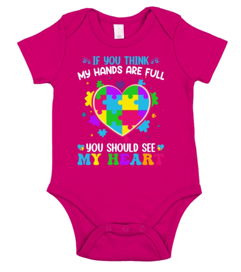 If You Think My Hands Are Full You Should See My Short Sleeve Baby One-Piece