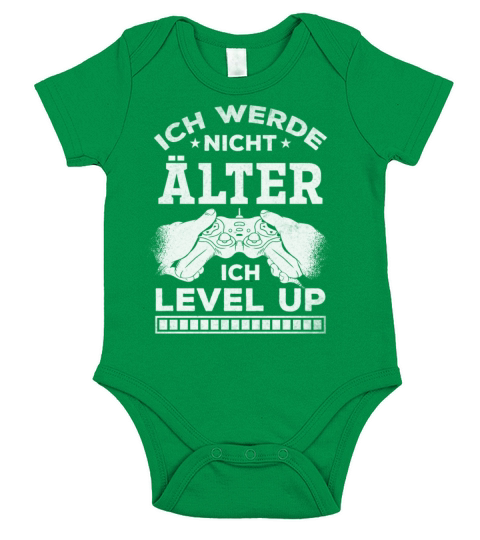 Im Not Getting Older I Level Up Retro Video Short Sleeve Baby One-Piece