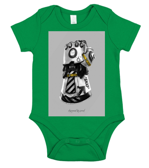 Infinity Gauntlet avengers marvel comic movie thor Short Sleeve Baby One-Piece