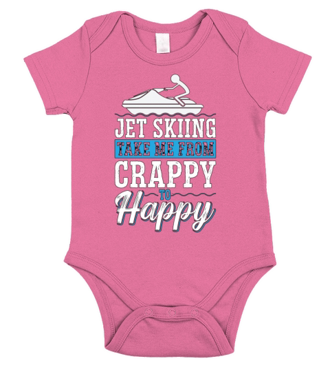 Jet Ski Jet Skiing Take Me From Crappy Water Sport Short Sleeve Baby One-Piece