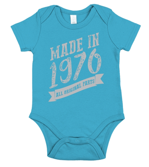 Made in 1970 All Original parts Short Sleeve Baby One-Piece