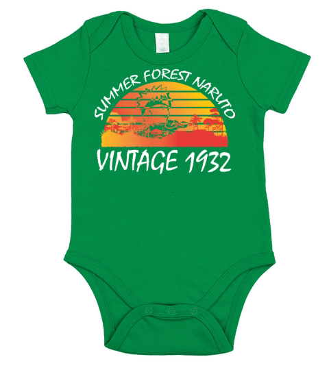 Summer Forest Vintage 1932 Short Sleeve Baby One-Piece