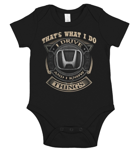 THAT WHAT I DO HONDA Short Sleeve Baby One-Piece