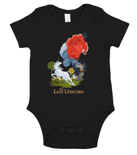 The Last Unicorn 1982 Short Sleeve Baby One-Piece