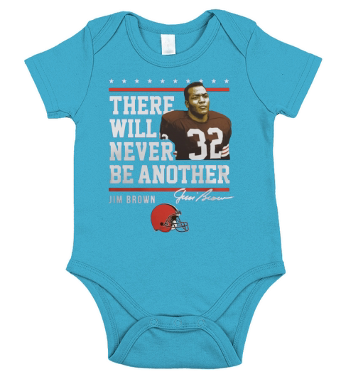 there will never be another jim brown Short Sleeve Baby One-Piece