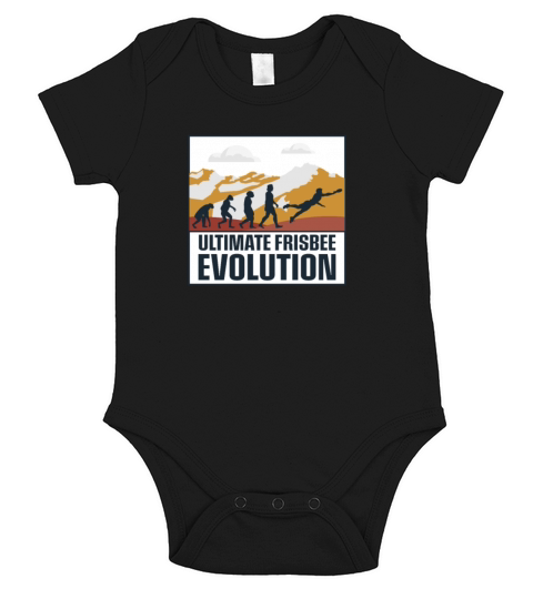 Ultimate Frisbee Evolution Short Sleeve Baby One-Piece