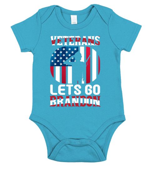Veterans Lets Go Brandon Short Sleeve Baby One-Piece
