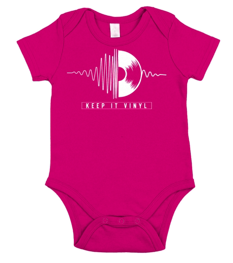 Vinyl Music DJ Record Men Vintage Vinyl Short Sleeve Baby One-Piece